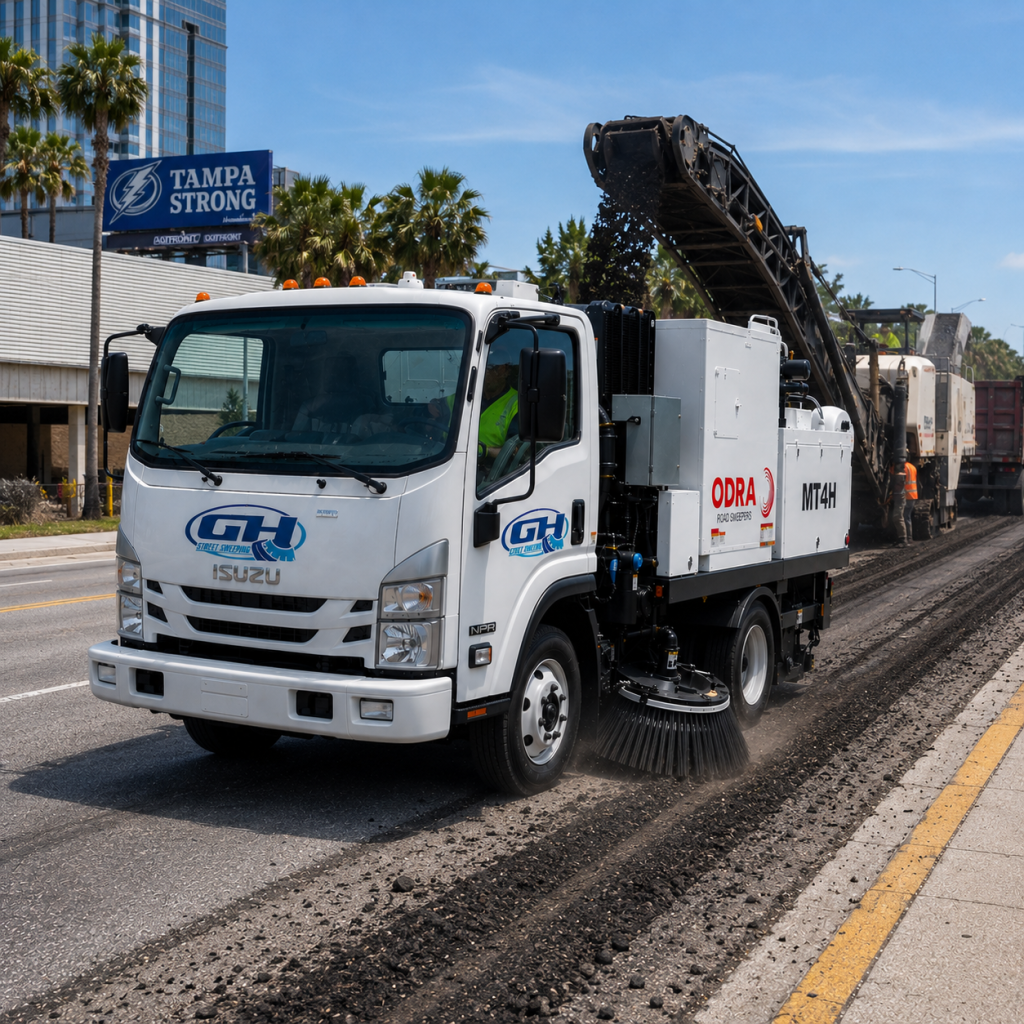 Paving & Milling Sweeping