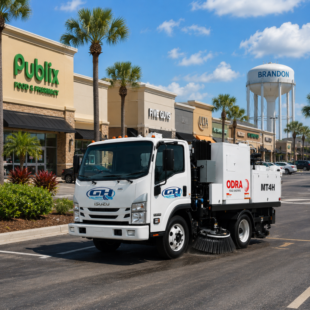 Retail Sweeping Services in Brandon, Florida